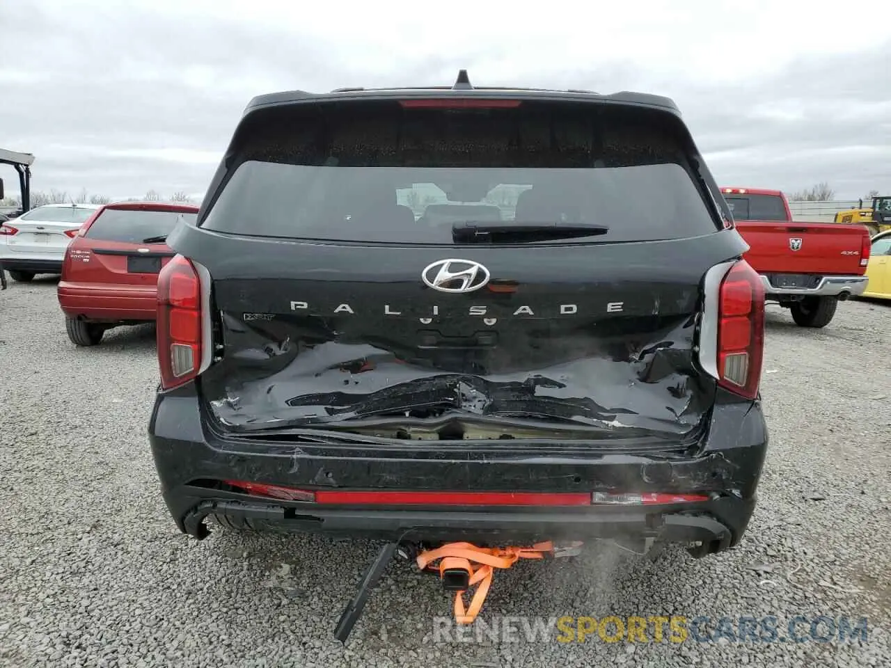 6 Photograph of a damaged car KM8R34GE5RU791604 HYUNDAI PALISADE X 2024