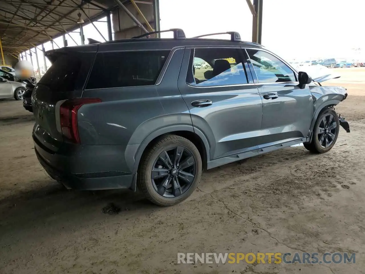 3 Photograph of a damaged car KM8R34GE9RU671840 HYUNDAI PALISADE X 2024