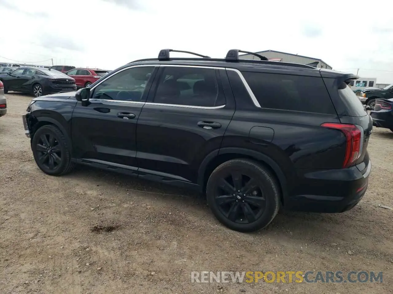 2 Photograph of a damaged car KM8R34GEXRU699064 HYUNDAI PALISADE X 2024