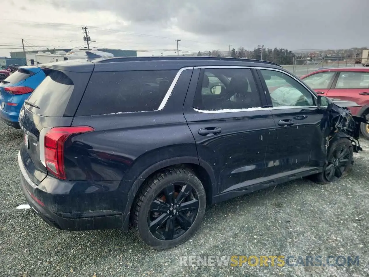 3 Фотография поврежденного автомобиля KM8R3DGE5RU791277 HYUNDAI PALISADE X 2024