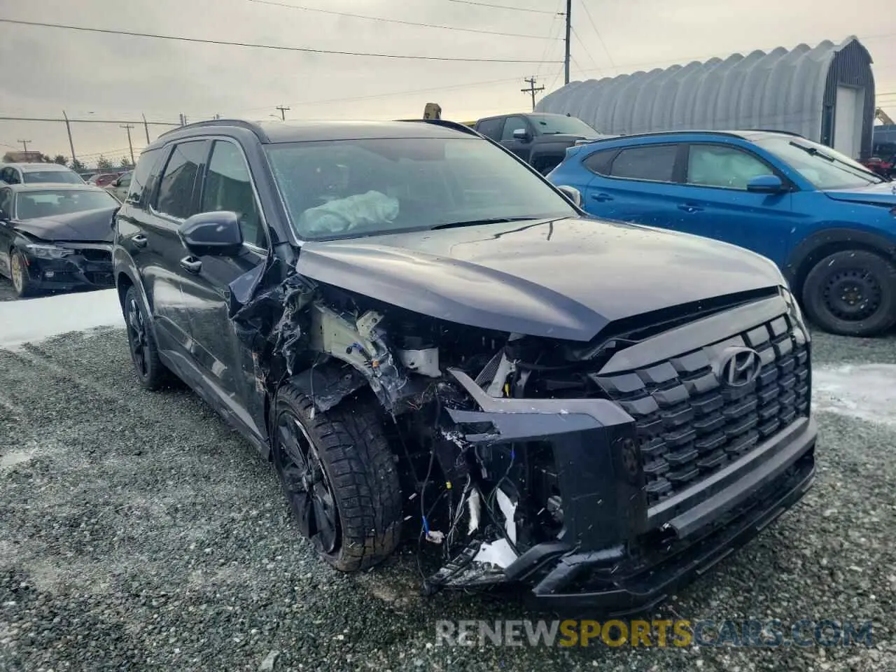 4 Фотография поврежденного автомобиля KM8R3DGE5RU791277 HYUNDAI PALISADE X 2024