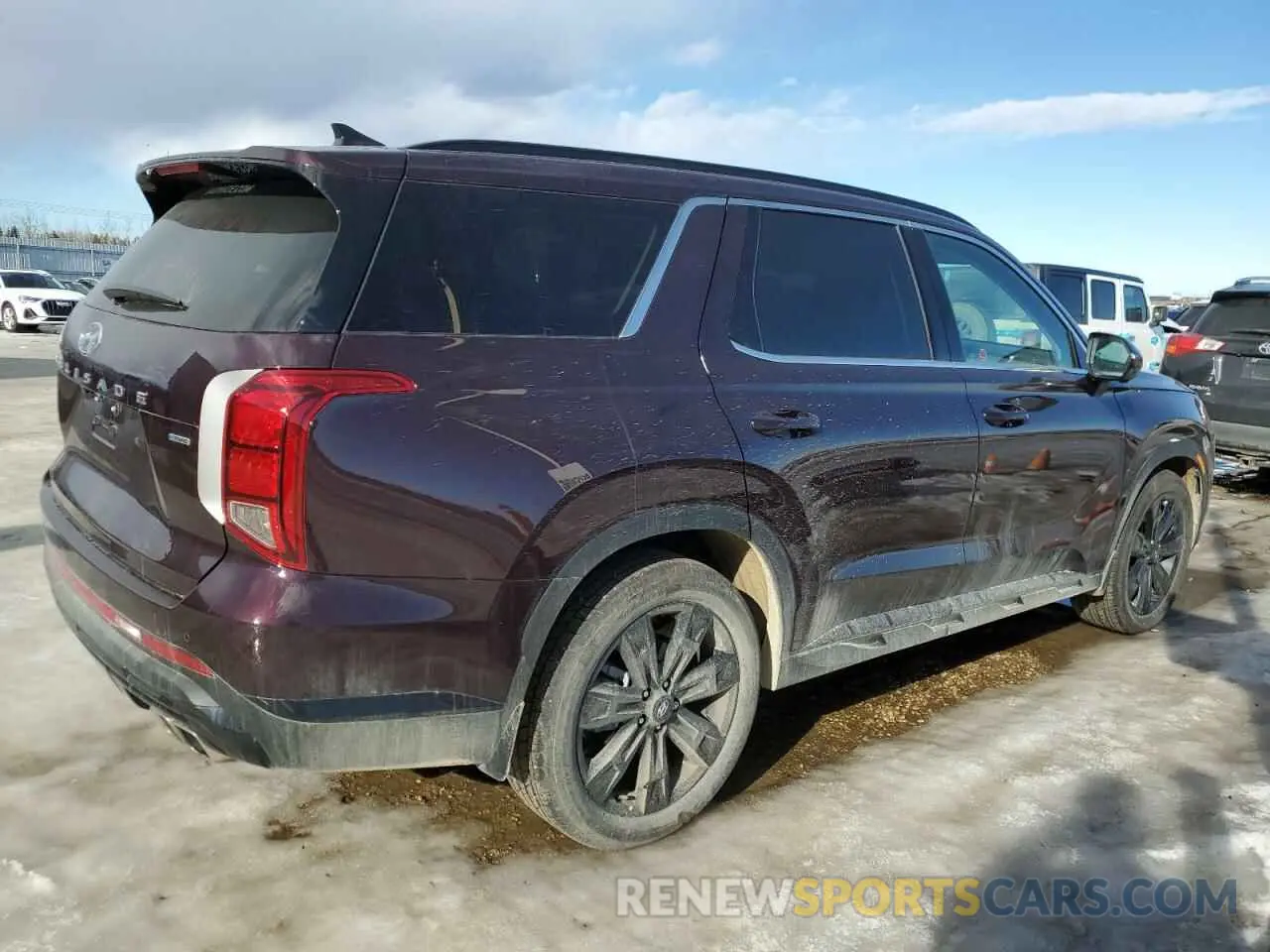 3 Фотография поврежденного автомобиля KM8R3DGE0SU816205 HYUNDAI PALISADE X 2025
