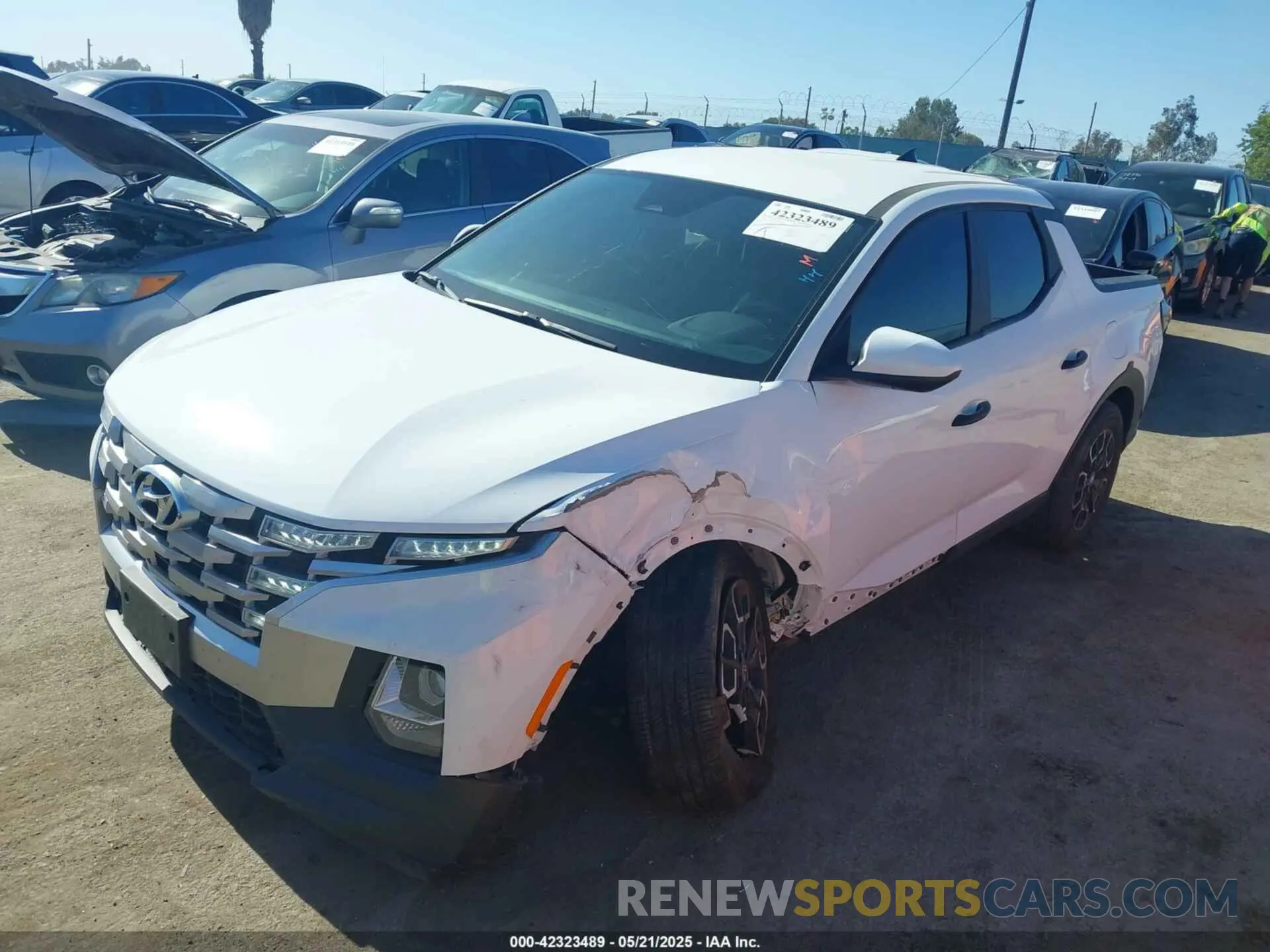 2 Фотография поврежденного автомобиля 5NTJADAEXNH023610 HYUNDAI SANTA CRUZ 2022