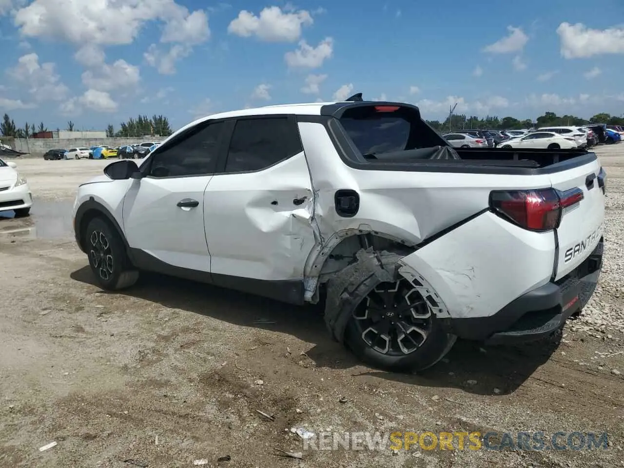 2 Photograph of a damaged car 5NTJB4AE7NH005711 HYUNDAI SANTA CRUZ 2022