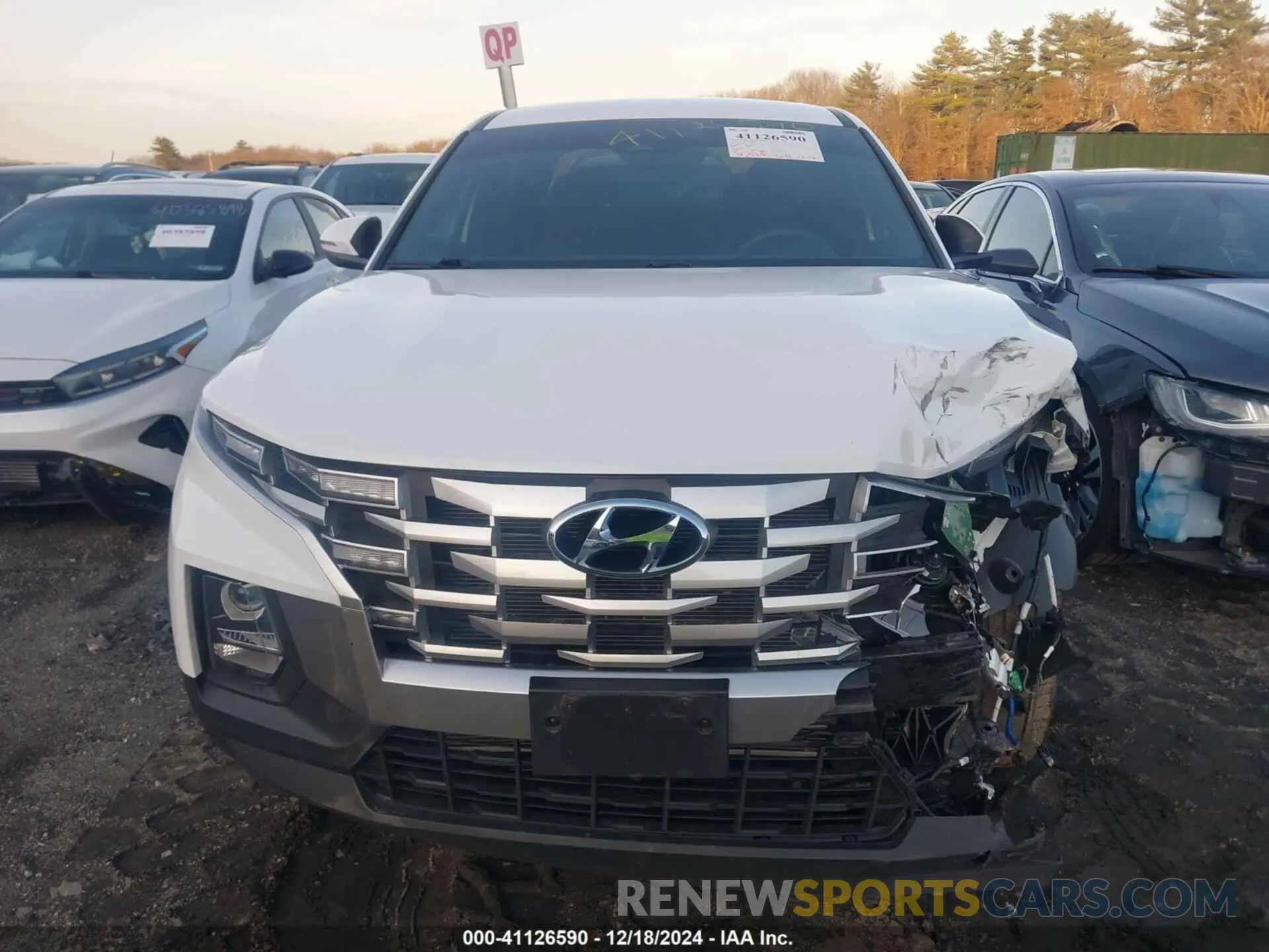 12 Photograph of a damaged car 5NTJBDAE0NH033592 HYUNDAI SANTA CRUZ 2022