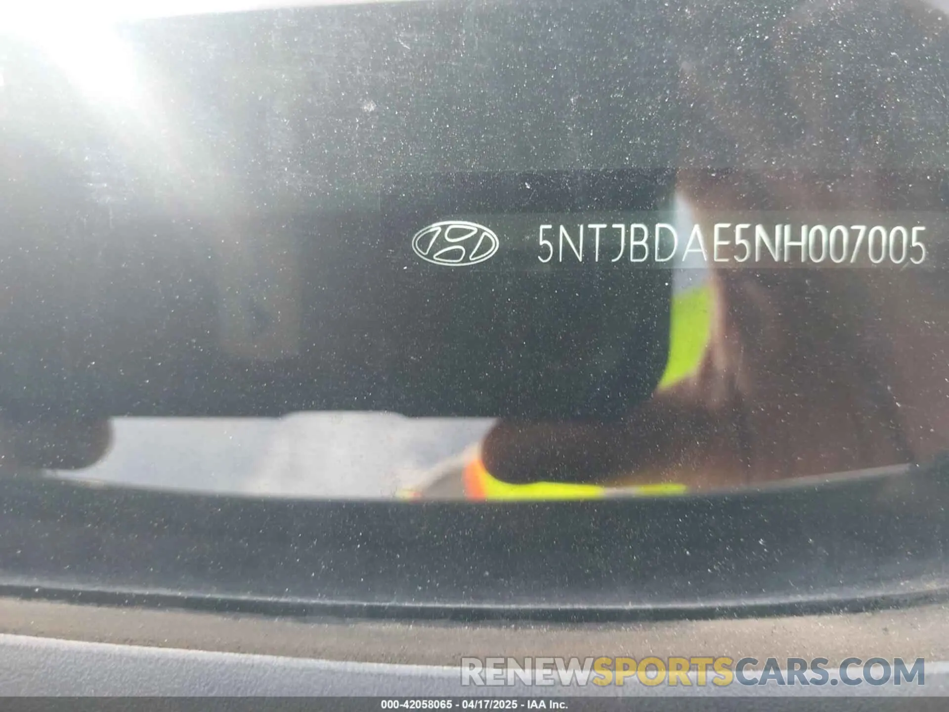9 Фотография поврежденного автомобиля 5NTJBDAE5NH007005 HYUNDAI SANTA CRUZ 2022