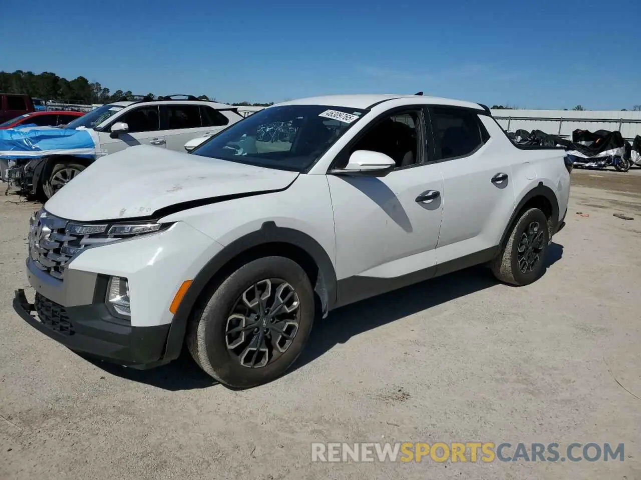 1 Photograph of a damaged car 5NTJBDAE5NH014097 HYUNDAI SANTA CRUZ 2022