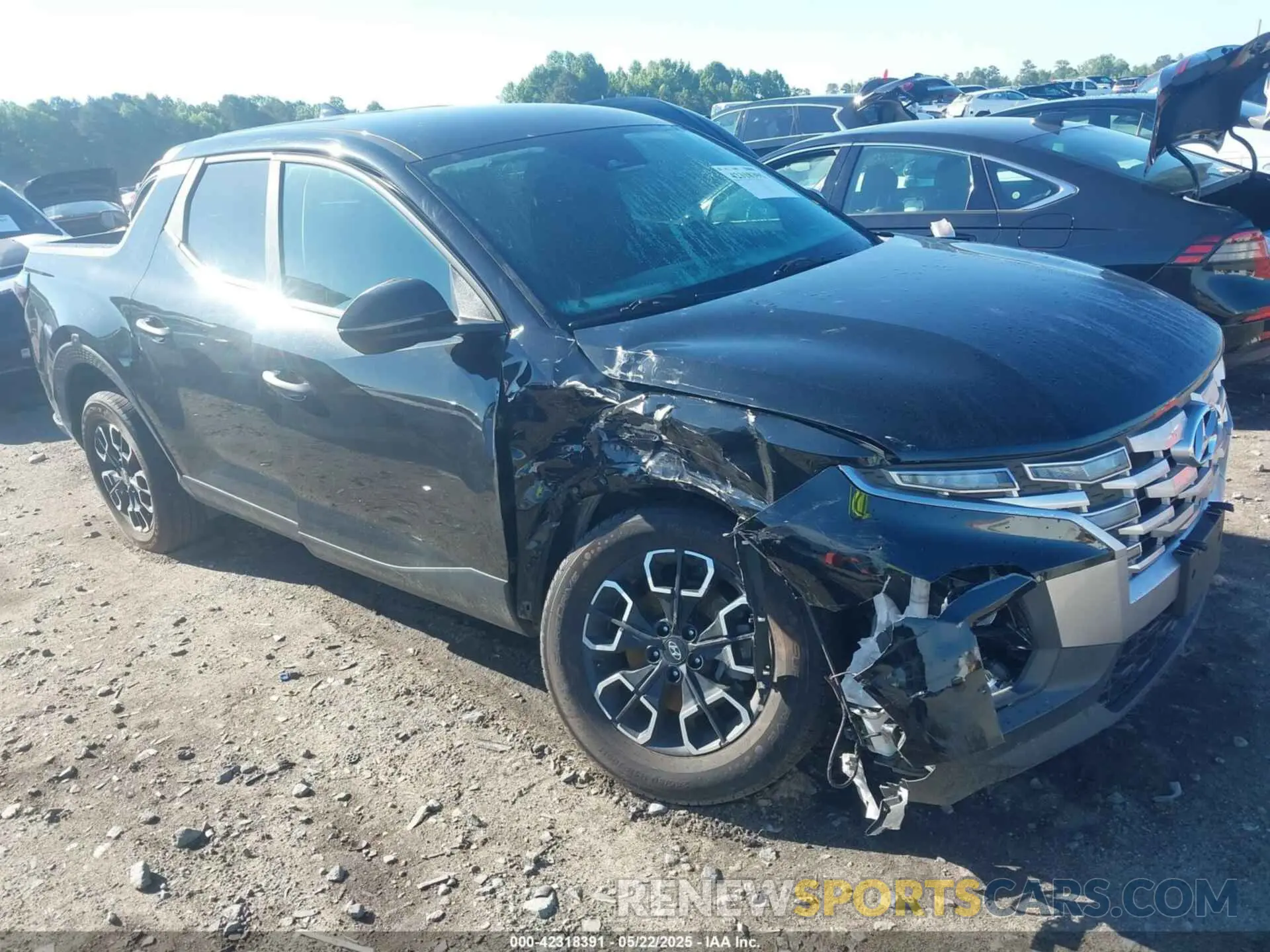 1 Photograph of a damaged car 5NTJBDAE6NH012987 HYUNDAI SANTA CRUZ 2022