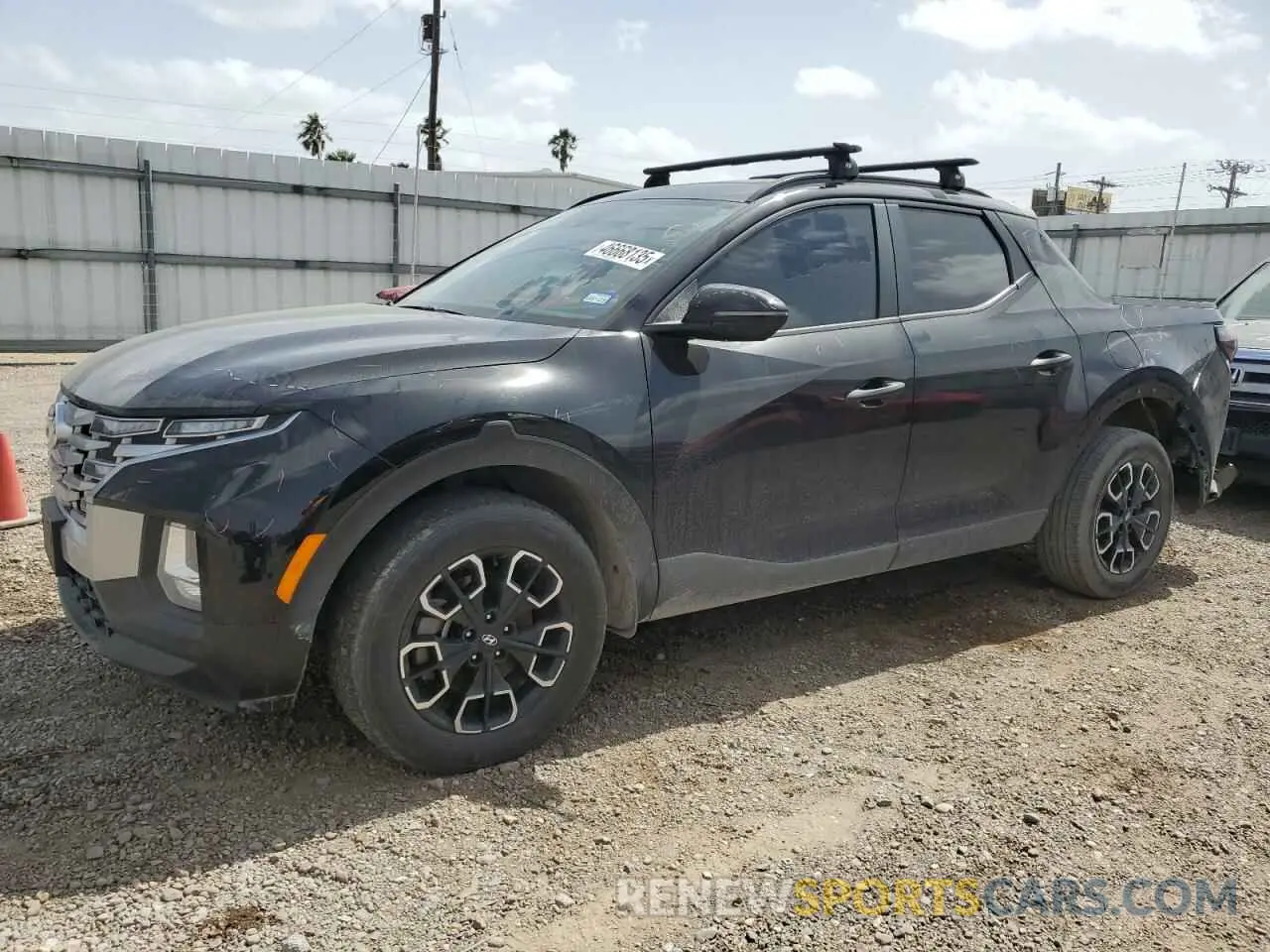 1 Photograph of a damaged car 5NTJC4AEXNH025724 HYUNDAI SANTA CRUZ 2022