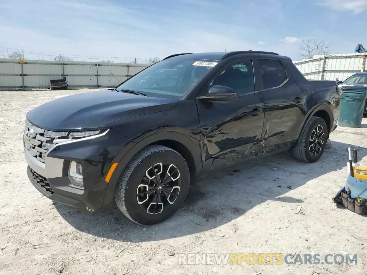 1 Photograph of a damaged car 5NTJCDAE1NH002753 HYUNDAI SANTA CRUZ 2022