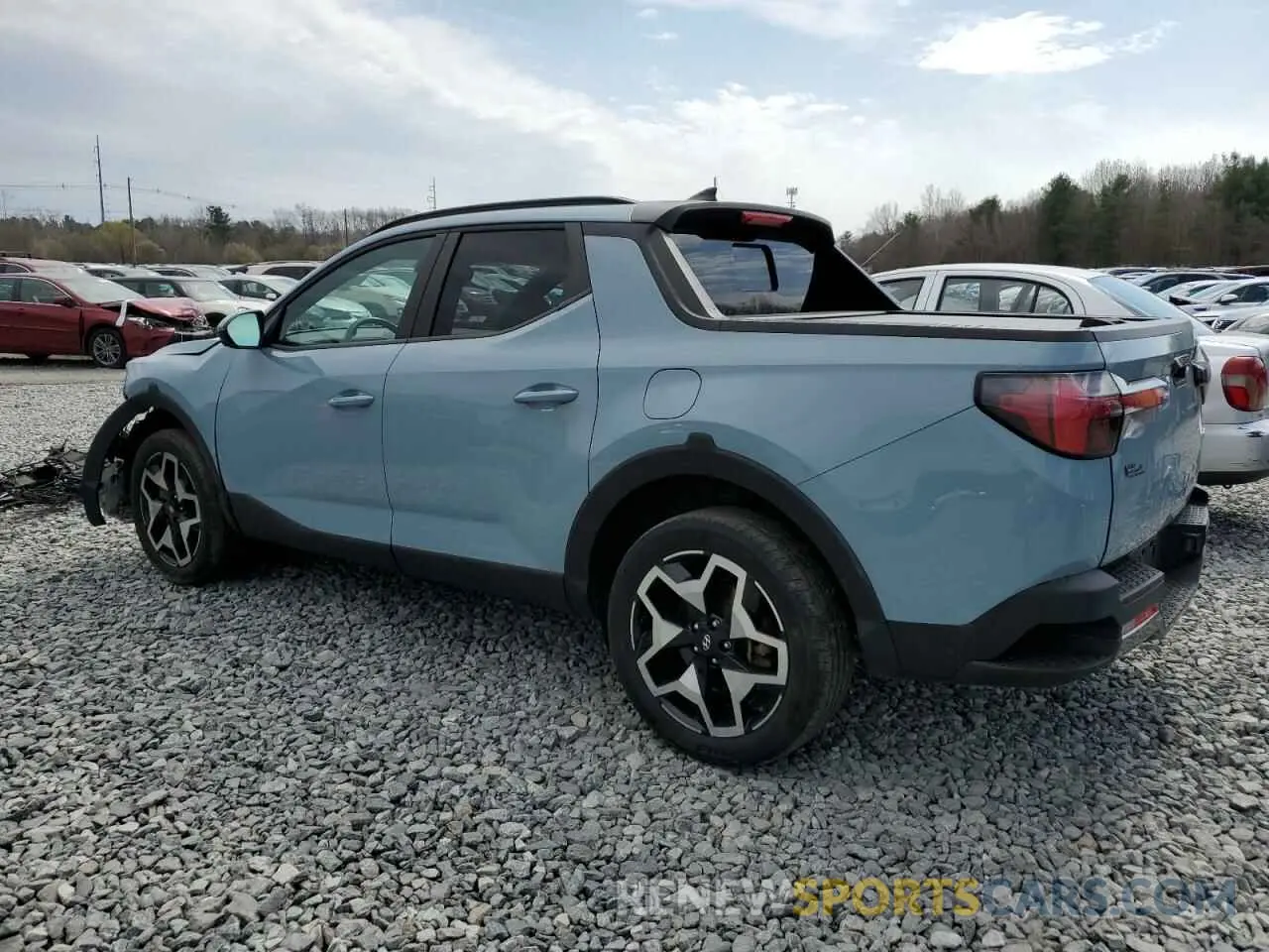 2 Photograph of a damaged car 5NTJEDAF0NH013262 HYUNDAI SANTA CRUZ 2022