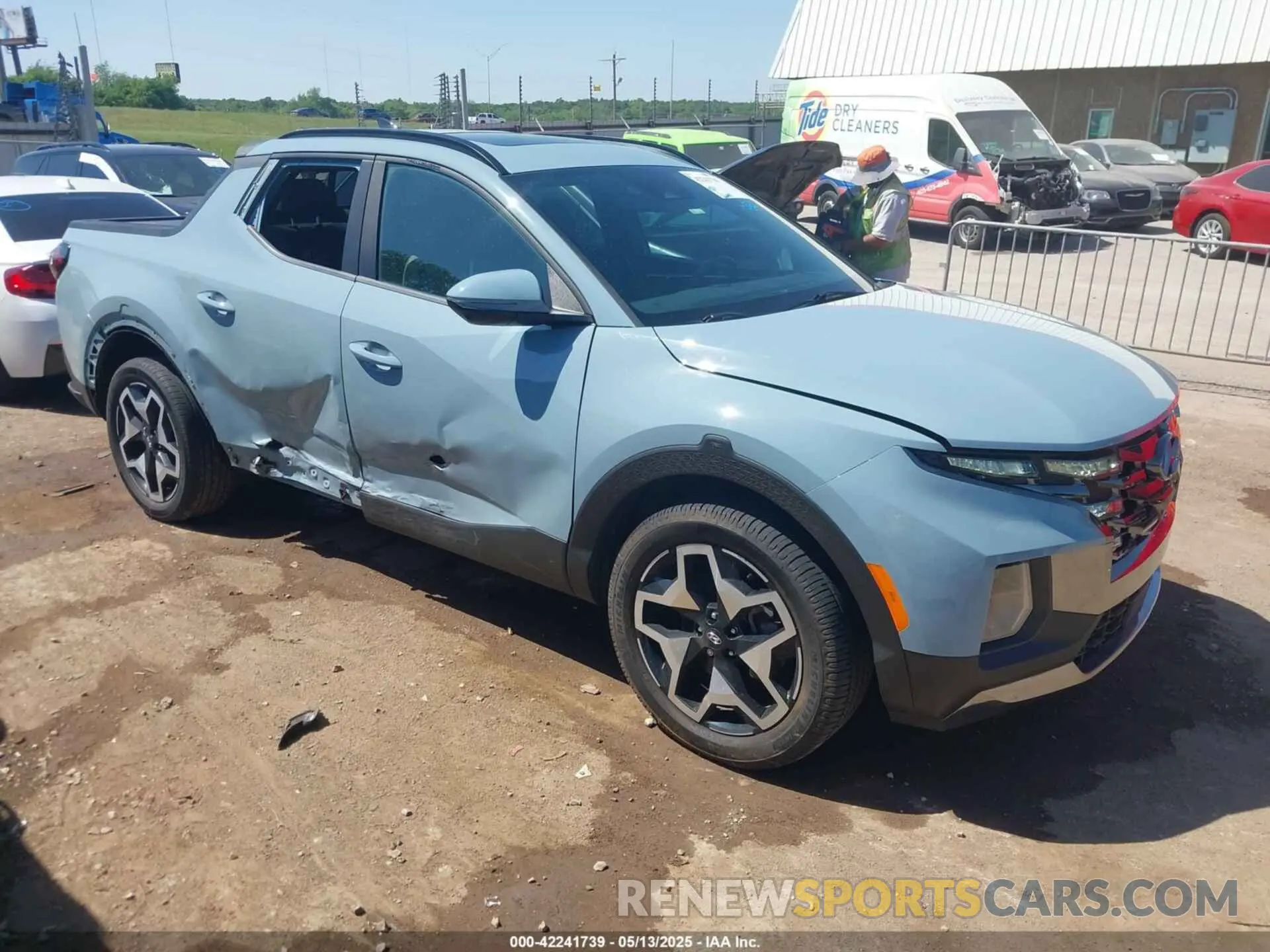 1 Photograph of a damaged car 5NTJEDAF2NH016146 HYUNDAI SANTA CRUZ 2022