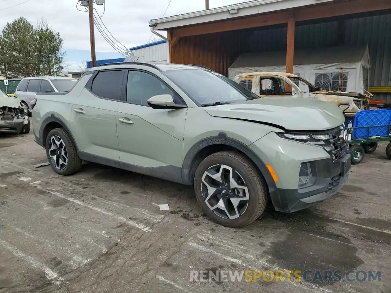 4 Photograph of a damaged car 5NTJEDAF6NH022905 HYUNDAI SANTA CRUZ 2022
