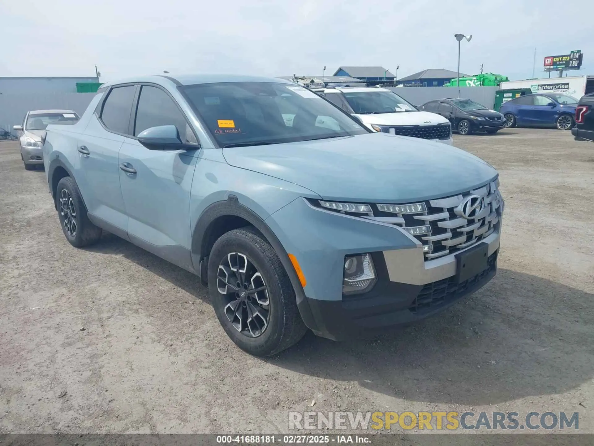 1 Photograph of a damaged car 5NTJBDAE3PH066962 HYUNDAI SANTA CRUZ 2023