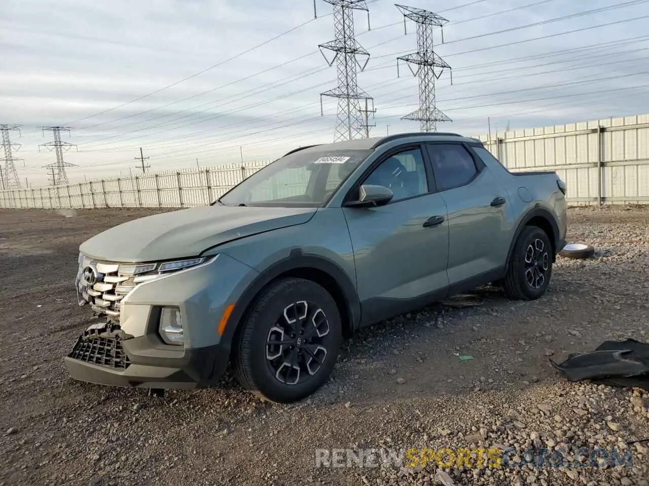 1 Photograph of a damaged car 5NTJCDAE7PH073118 HYUNDAI SANTA CRUZ 2023