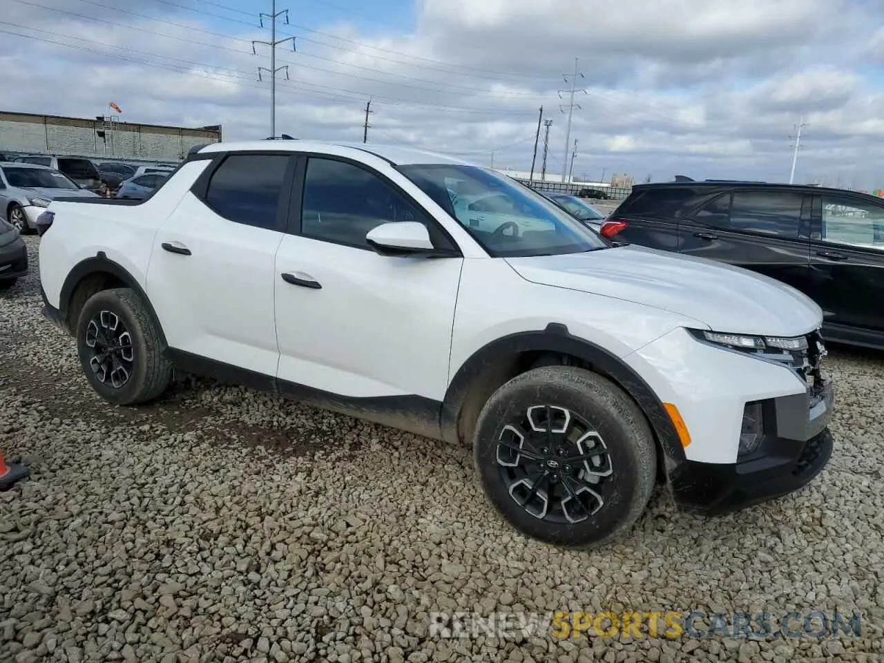 4 Фотография поврежденного автомобиля 5NTJADDEXRH123885 HYUNDAI SANTA CRUZ 2024