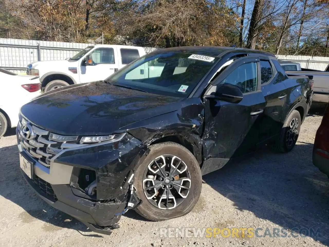 1 Photograph of a damaged car 5NTJB4AEXRH092574 HYUNDAI SANTA CRUZ 2024