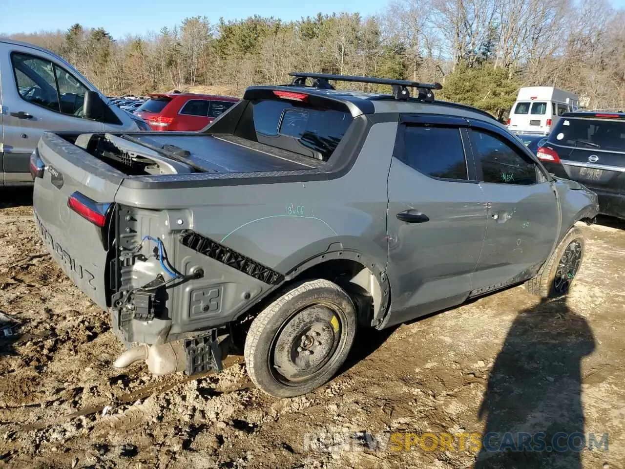 3 Photograph of a damaged car 5NTJCDAE9RH092224 HYUNDAI SANTA CRUZ 2024