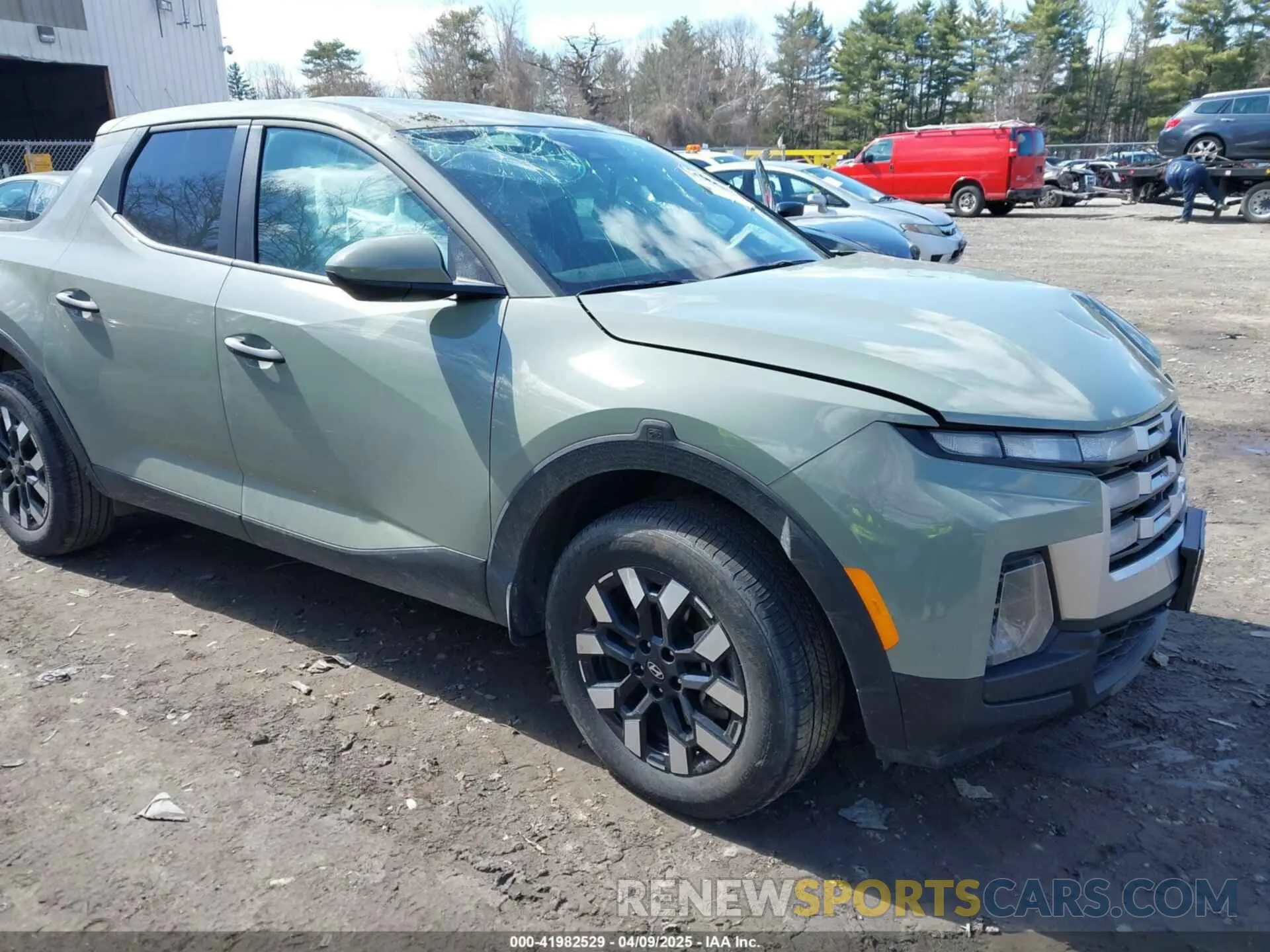 1 Photograph of a damaged car 5NTJADDE4SH134404 HYUNDAI SANTA CRUZ 2025