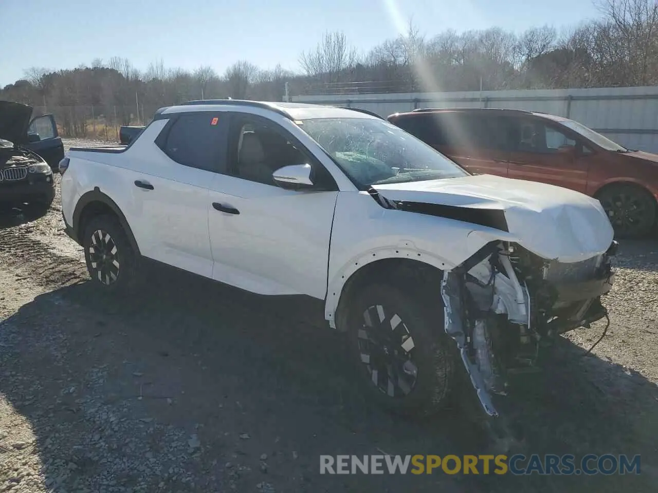 4 Фотография поврежденного автомобиля 5NTJCDDE7SH131958 HYUNDAI SANTA CRUZ 2025