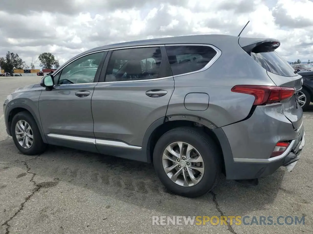 2 Photograph of a damaged car 5NMS23AD0KH074852 HYUNDAI SANTA FE 2019