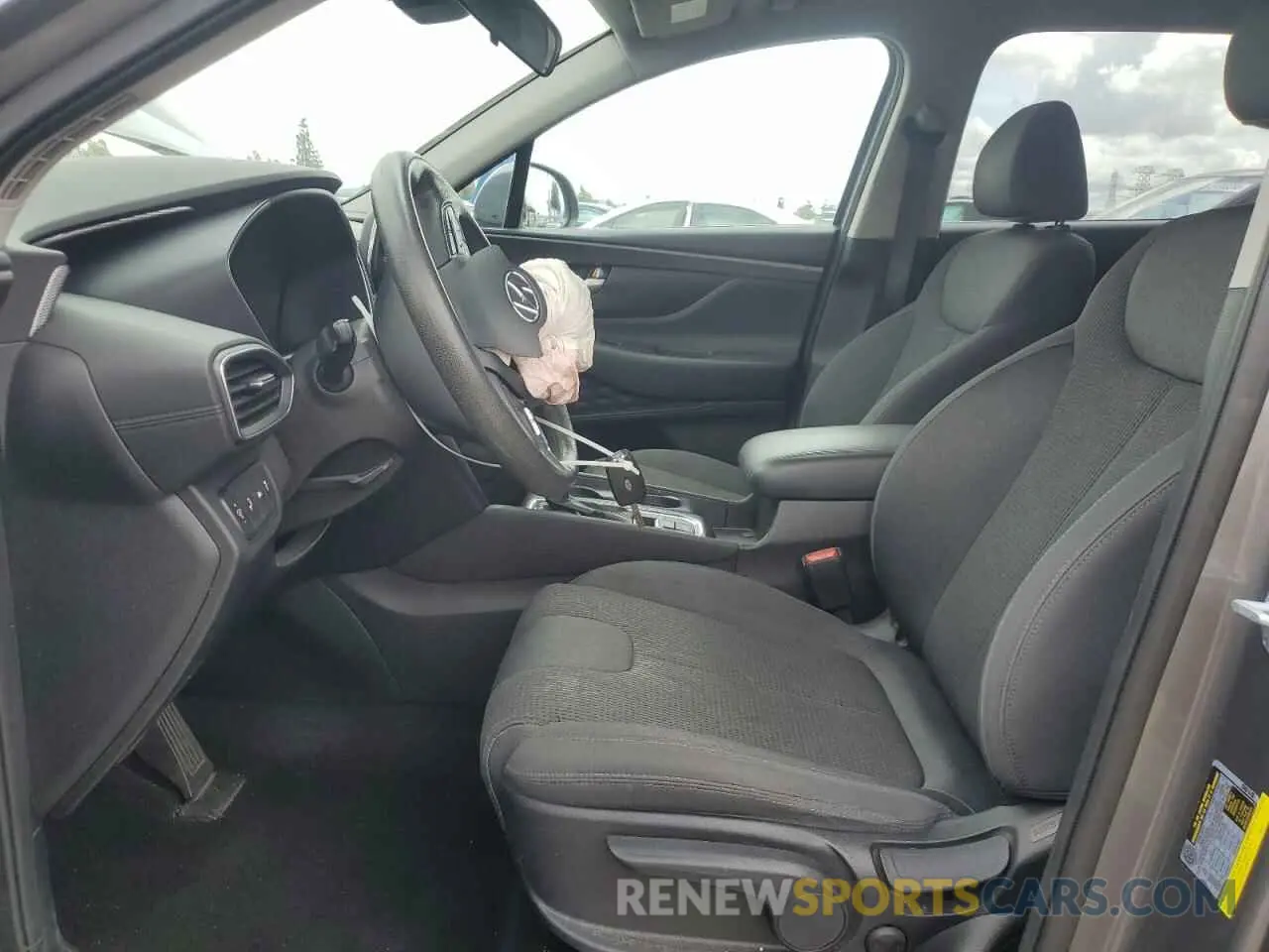 7 Photograph of a damaged car 5NMS23AD0KH074852 HYUNDAI SANTA FE 2019