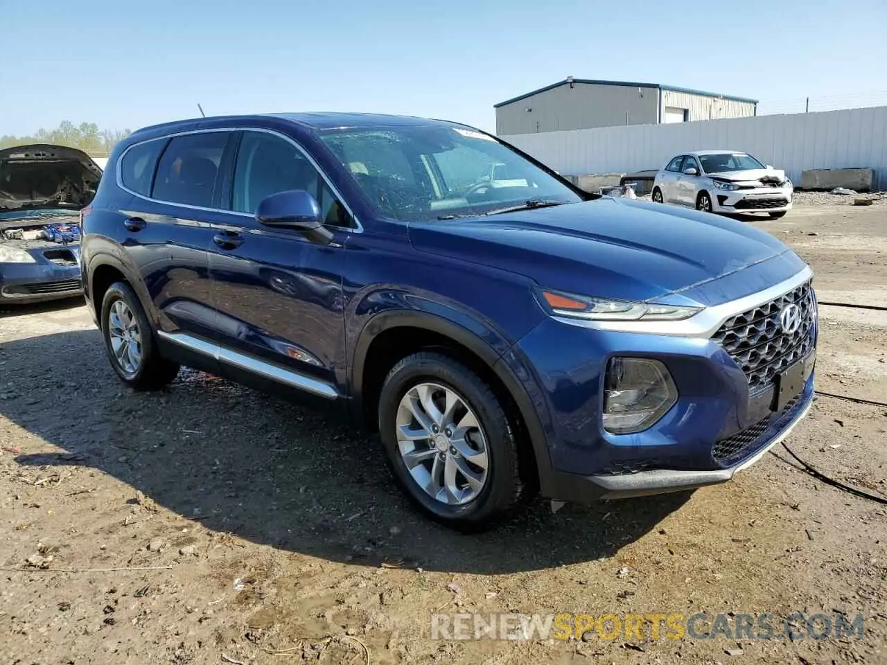 4 Photograph of a damaged car 5NMS23AD0KH106926 HYUNDAI SANTA FE 2019