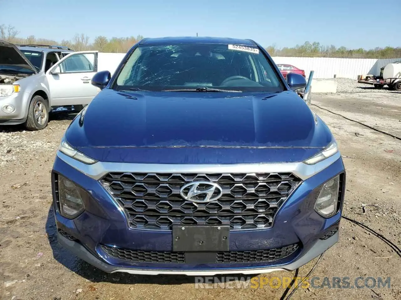 5 Photograph of a damaged car 5NMS23AD0KH106926 HYUNDAI SANTA FE 2019