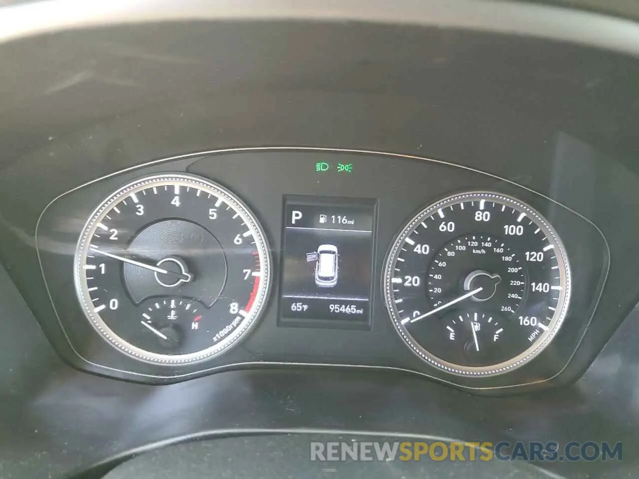 9 Photograph of a damaged car 5NMS23AD0KH106926 HYUNDAI SANTA FE 2019