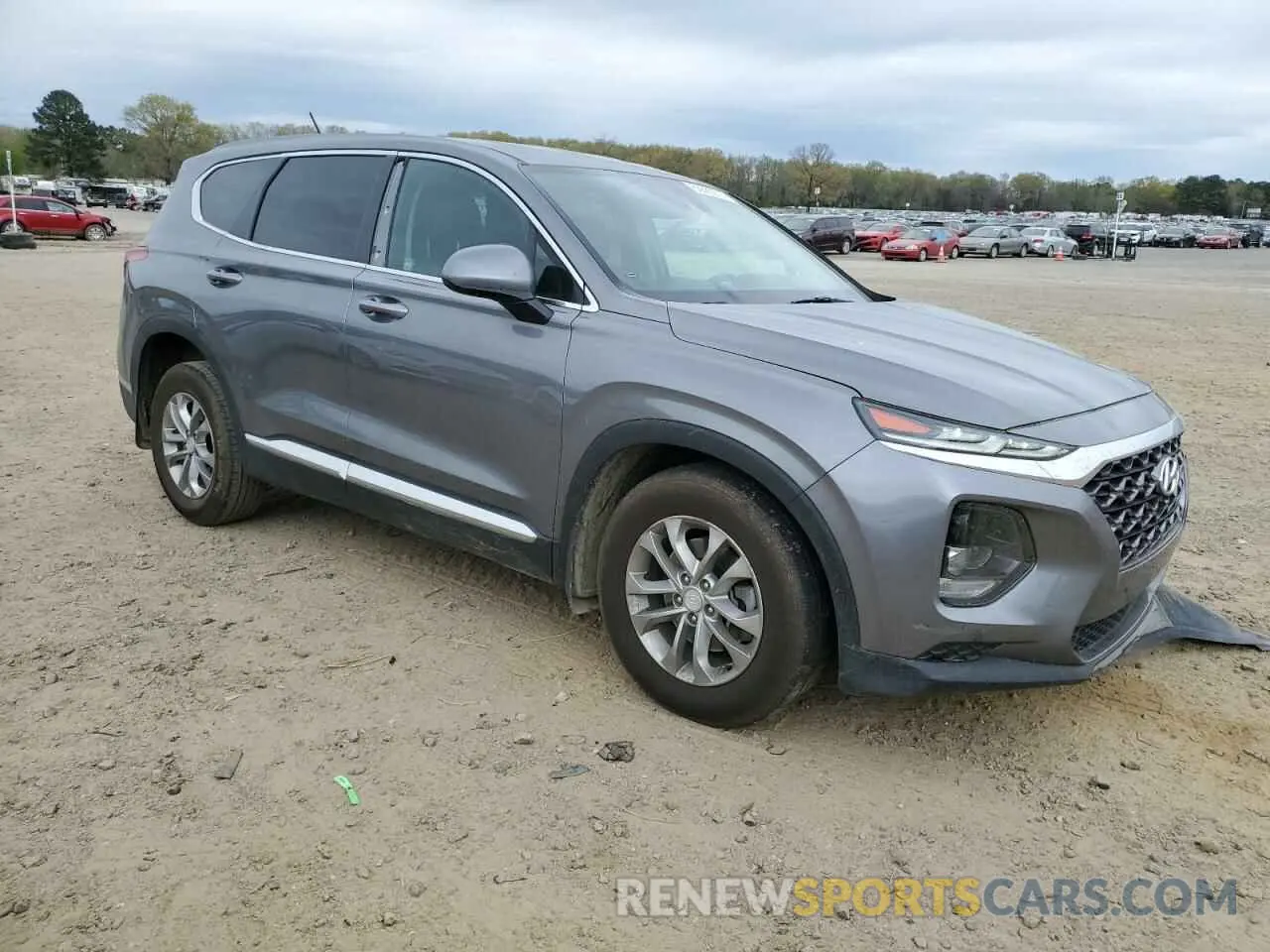 4 Photograph of a damaged car 5NMS23AD0KH112841 HYUNDAI SANTA FE 2019