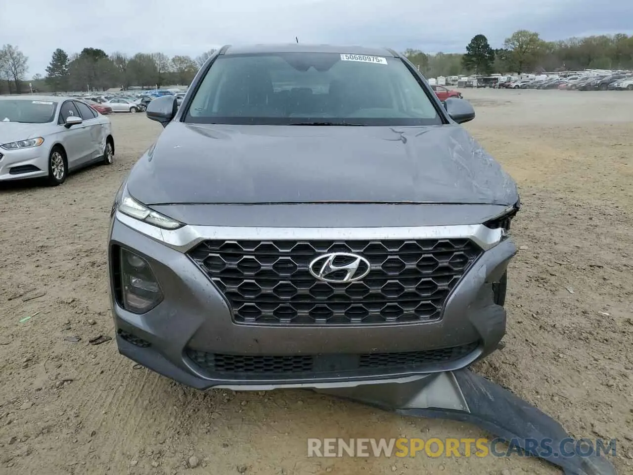 5 Photograph of a damaged car 5NMS23AD0KH112841 HYUNDAI SANTA FE 2019