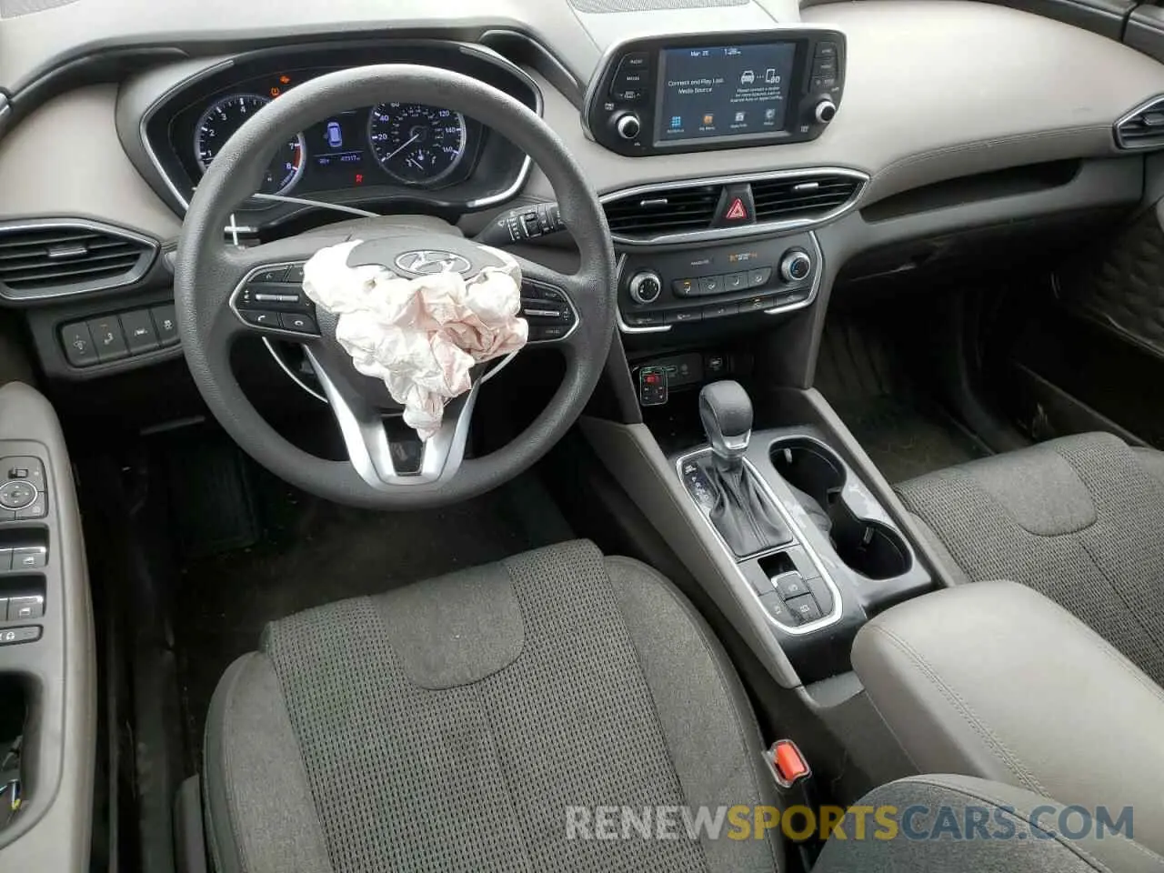 8 Photograph of a damaged car 5NMS23AD0KH112841 HYUNDAI SANTA FE 2019