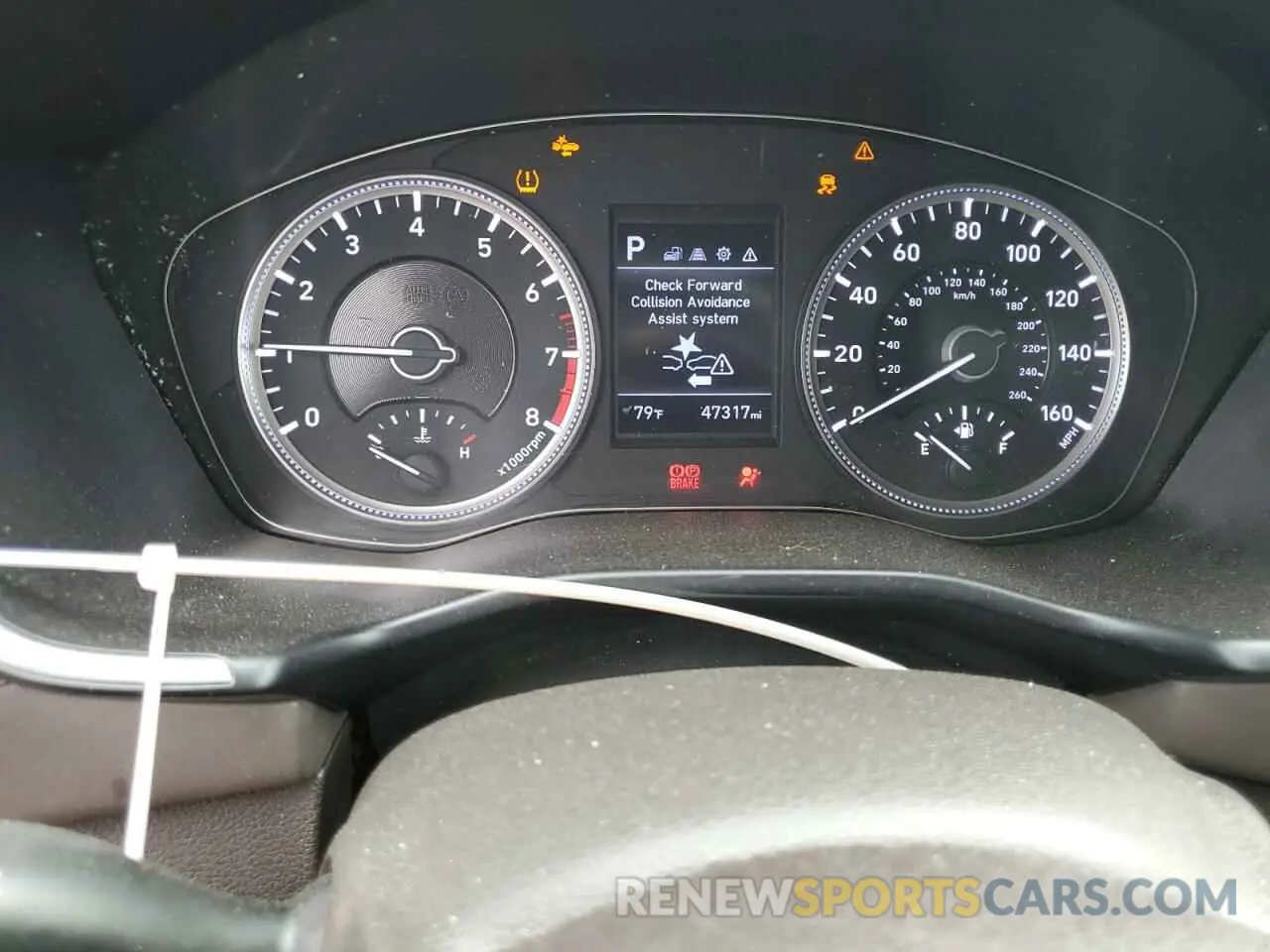 9 Photograph of a damaged car 5NMS23AD0KH112841 HYUNDAI SANTA FE 2019