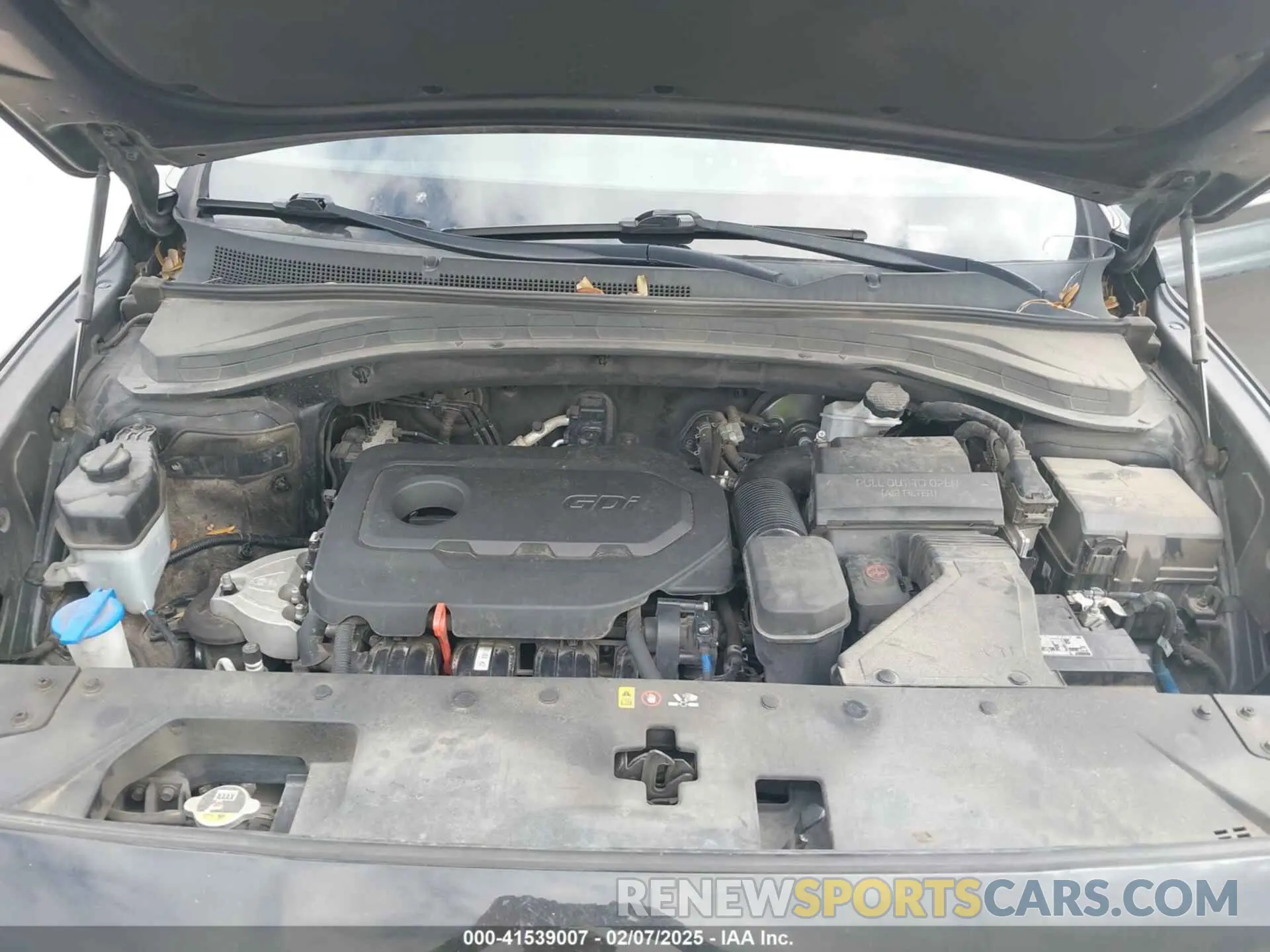 10 Фотография поврежденного автомобиля 5NMS23AD1KH074388 HYUNDAI SANTA FE 2019
