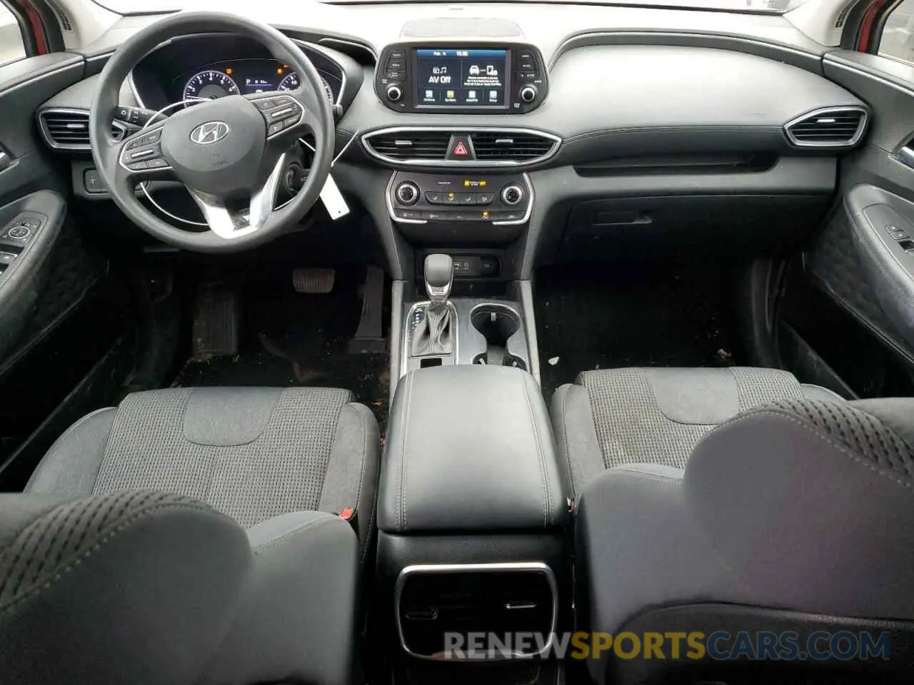 8 Photograph of a damaged car 5NMS23AD1KH079364 HYUNDAI SANTA FE 2019