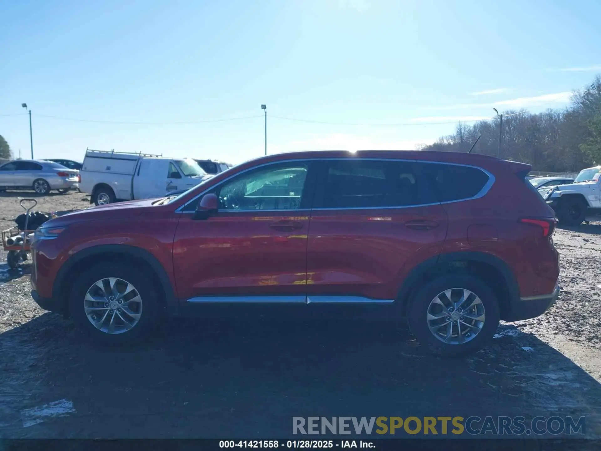 14 Photograph of a damaged car 5NMS23AD1KH102173 HYUNDAI SANTA FE 2019