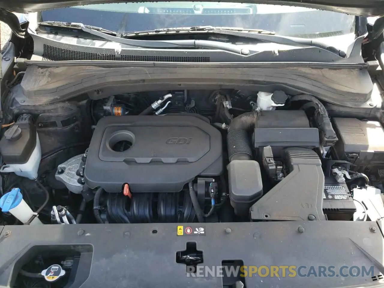 12 Photograph of a damaged car 5NMS23AD2KH019027 HYUNDAI SANTA FE 2019
