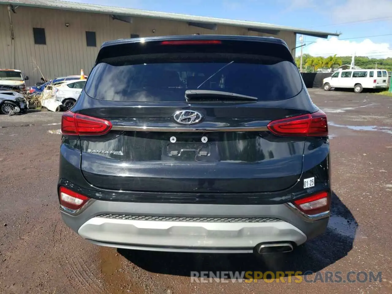 6 Photograph of a damaged car 5NMS23AD2KH019027 HYUNDAI SANTA FE 2019