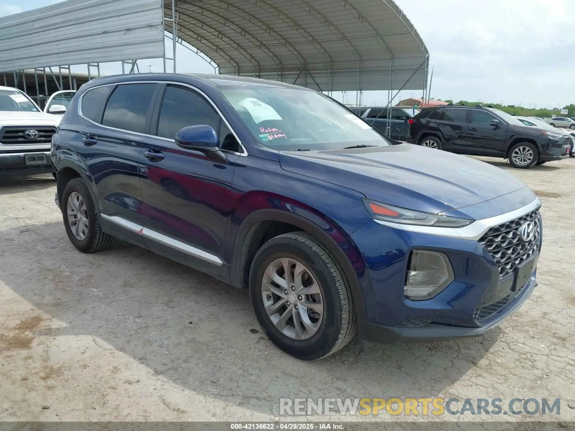 1 Фотография поврежденного автомобиля 5NMS23AD2KH070480 HYUNDAI SANTA FE 2019