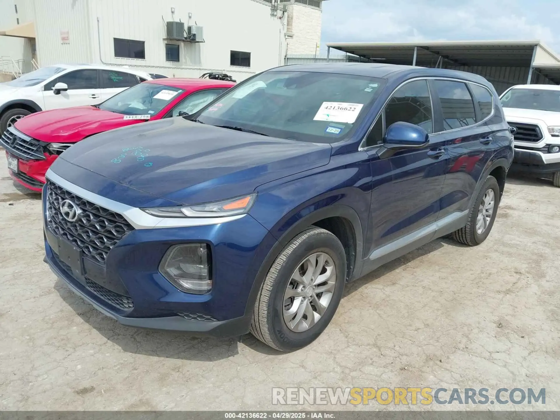 2 Фотография поврежденного автомобиля 5NMS23AD2KH070480 HYUNDAI SANTA FE 2019