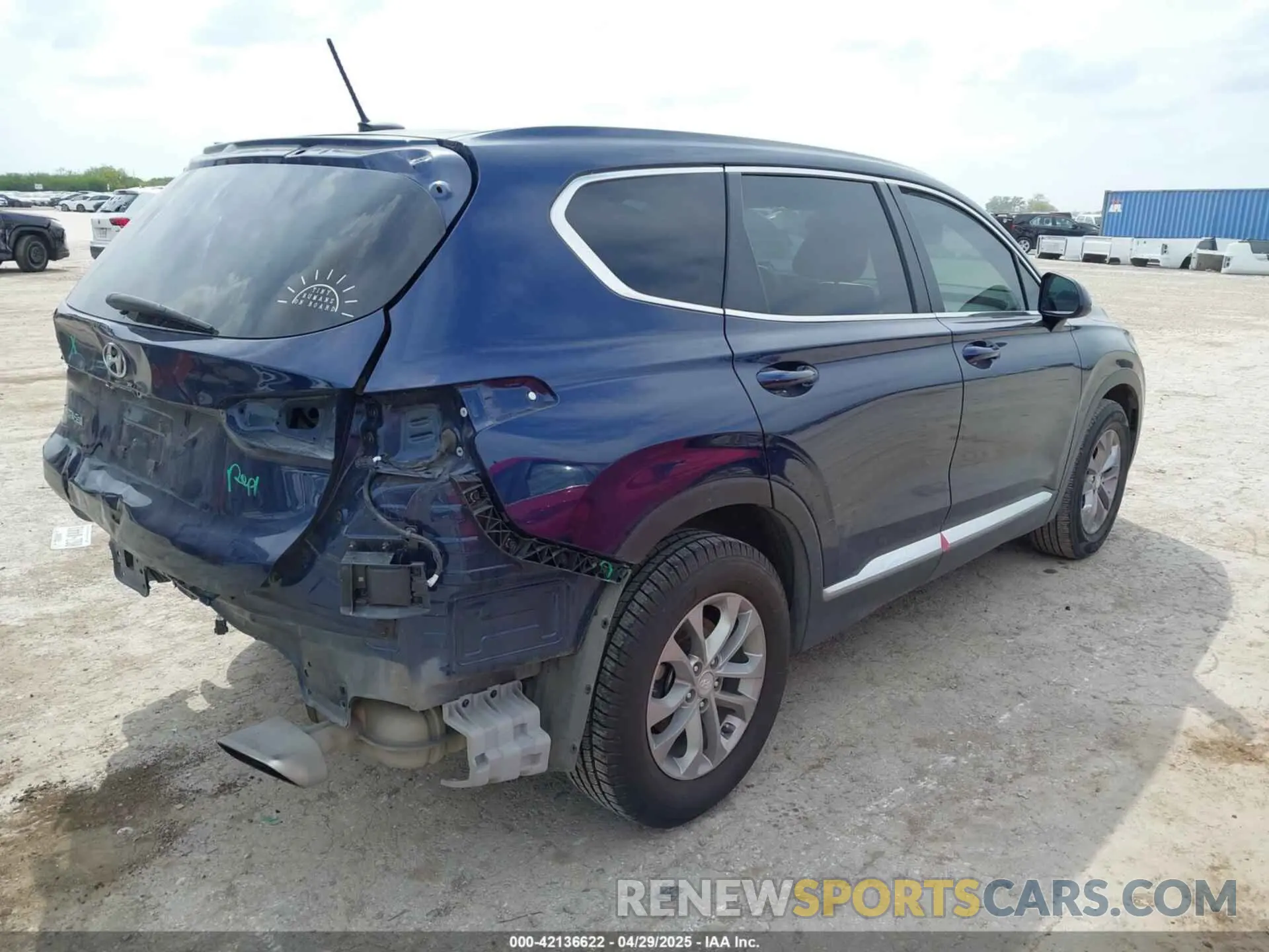 4 Фотография поврежденного автомобиля 5NMS23AD2KH070480 HYUNDAI SANTA FE 2019