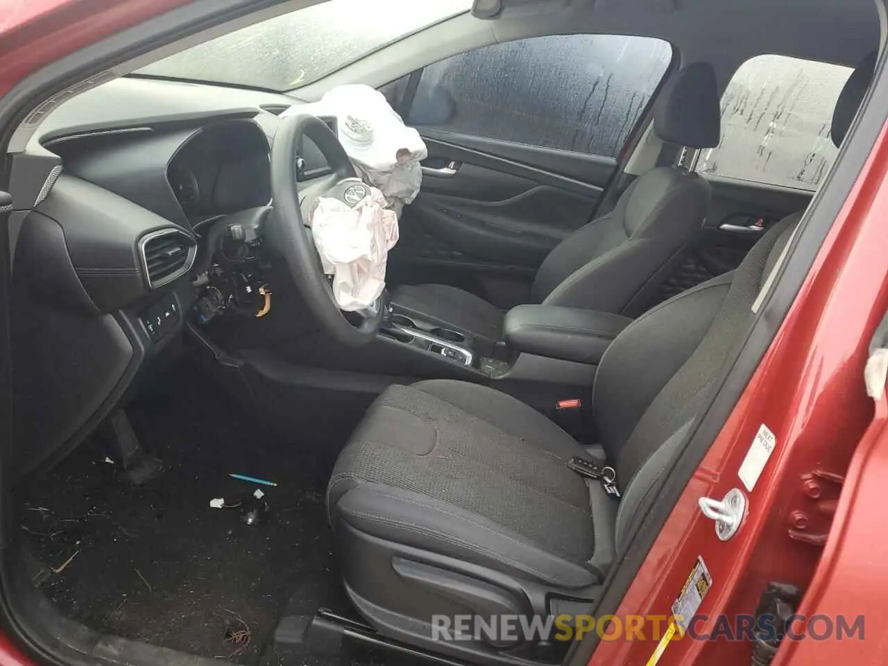 7 Photograph of a damaged car 5NMS23AD2KH108256 HYUNDAI SANTA FE 2019