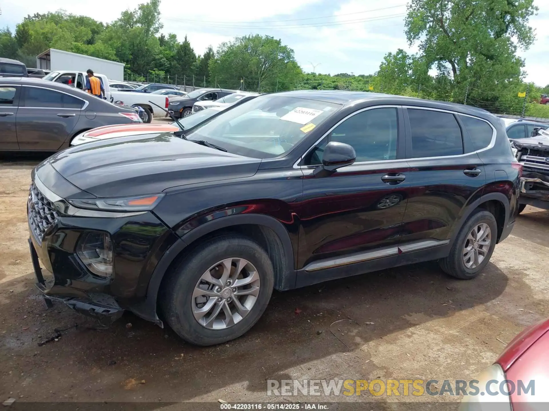 14 Photograph of a damaged car 5NMS23AD3KH016699 HYUNDAI SANTA FE 2019