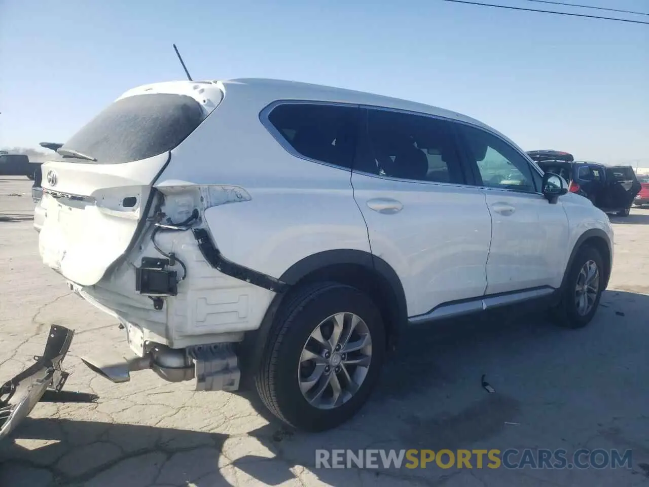 3 Photograph of a damaged car 5NMS23AD3KH111392 HYUNDAI SANTA FE 2019