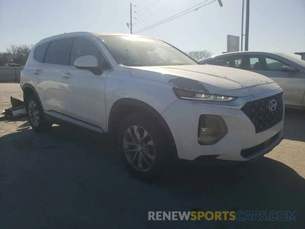 4 Photograph of a damaged car 5NMS23AD3KH111392 HYUNDAI SANTA FE 2019