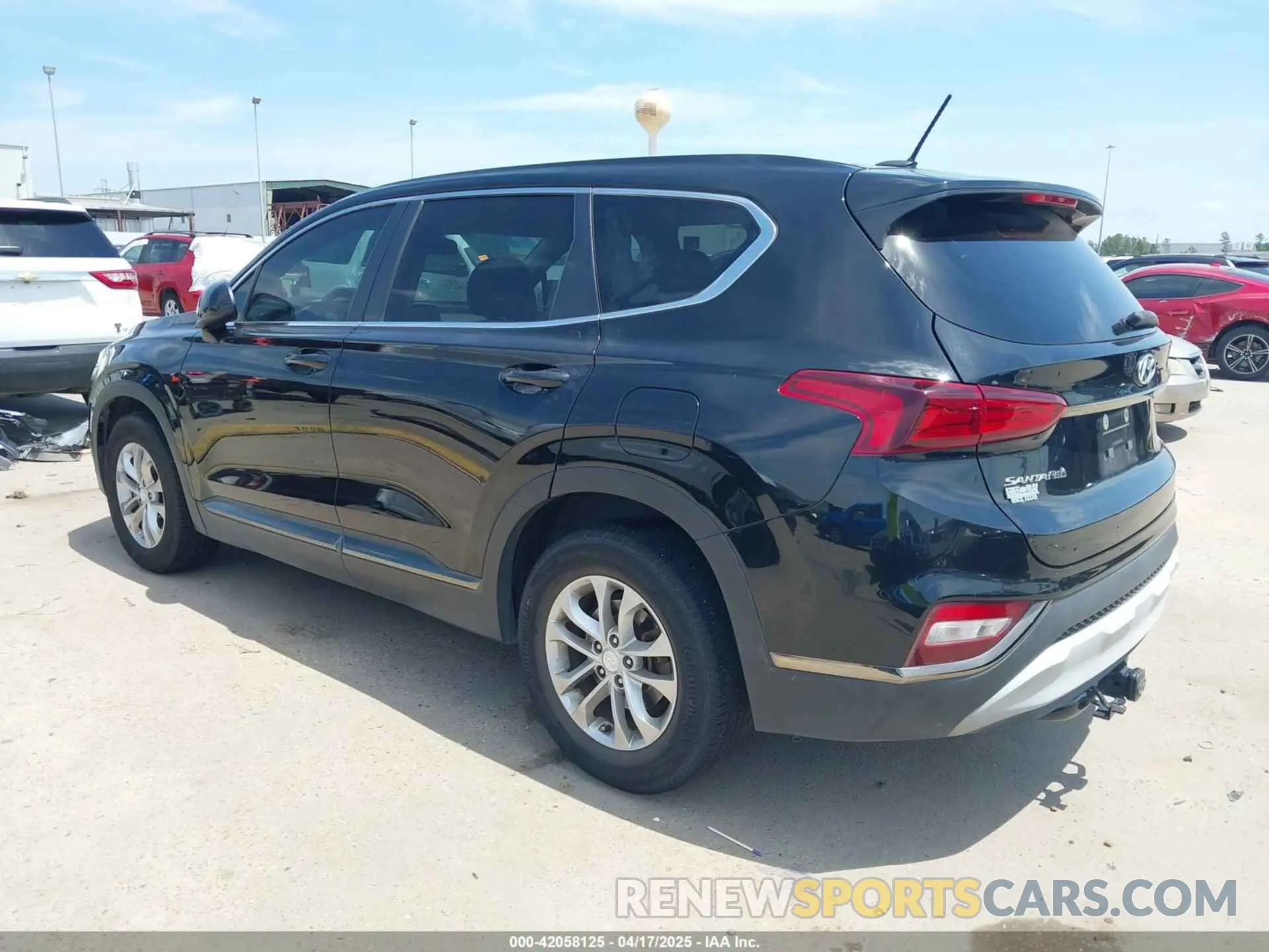 3 Photograph of a damaged car 5NMS23AD3KH129780 HYUNDAI SANTA FE 2019