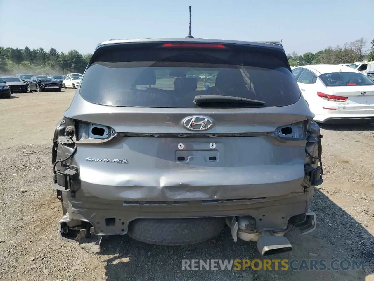 6 Photograph of a damaged car 5NMS23AD4KH033124 HYUNDAI SANTA FE 2019