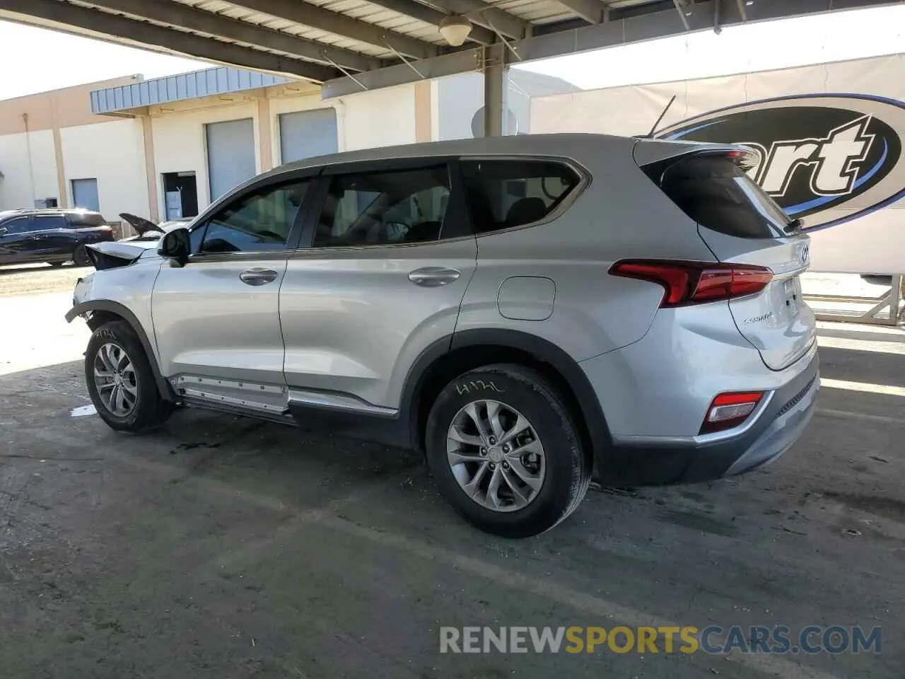 2 Photograph of a damaged car 5NMS23AD4KH043877 HYUNDAI SANTA FE 2019