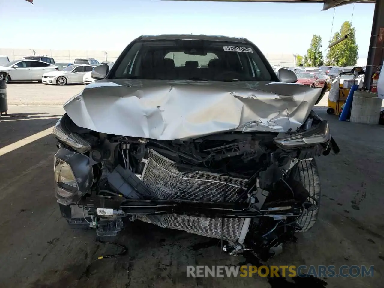 5 Photograph of a damaged car 5NMS23AD4KH043877 HYUNDAI SANTA FE 2019