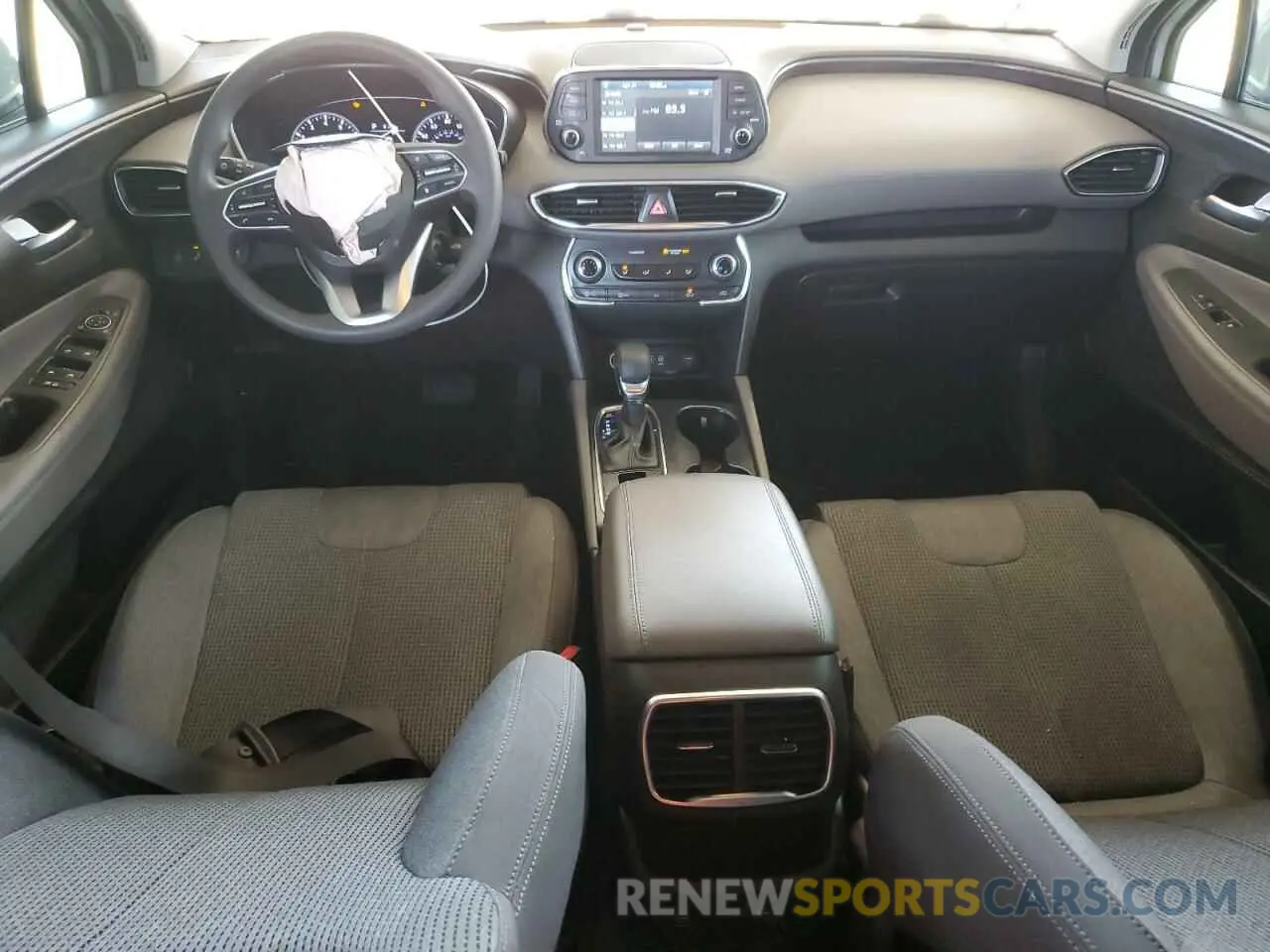 8 Photograph of a damaged car 5NMS23AD4KH043877 HYUNDAI SANTA FE 2019